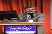 دکتر فتحی در مراسم معارفه رییس جدید بیمارستان امام خمینی،از اعضای هیات علمی و پرستاران و کارکنان  برای تلاش در ارایه خدمت قدردانی کرد